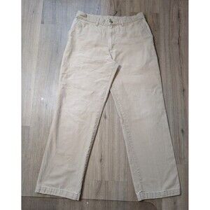 Patagonia Size 33X30.5 Organic Cotton Pants Chino Khaki Tan Distressed Workwear
